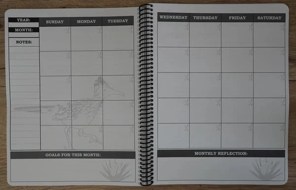 🔥🖤📚Themed Yearly Planner(✨Hardcover Book) - Image 6