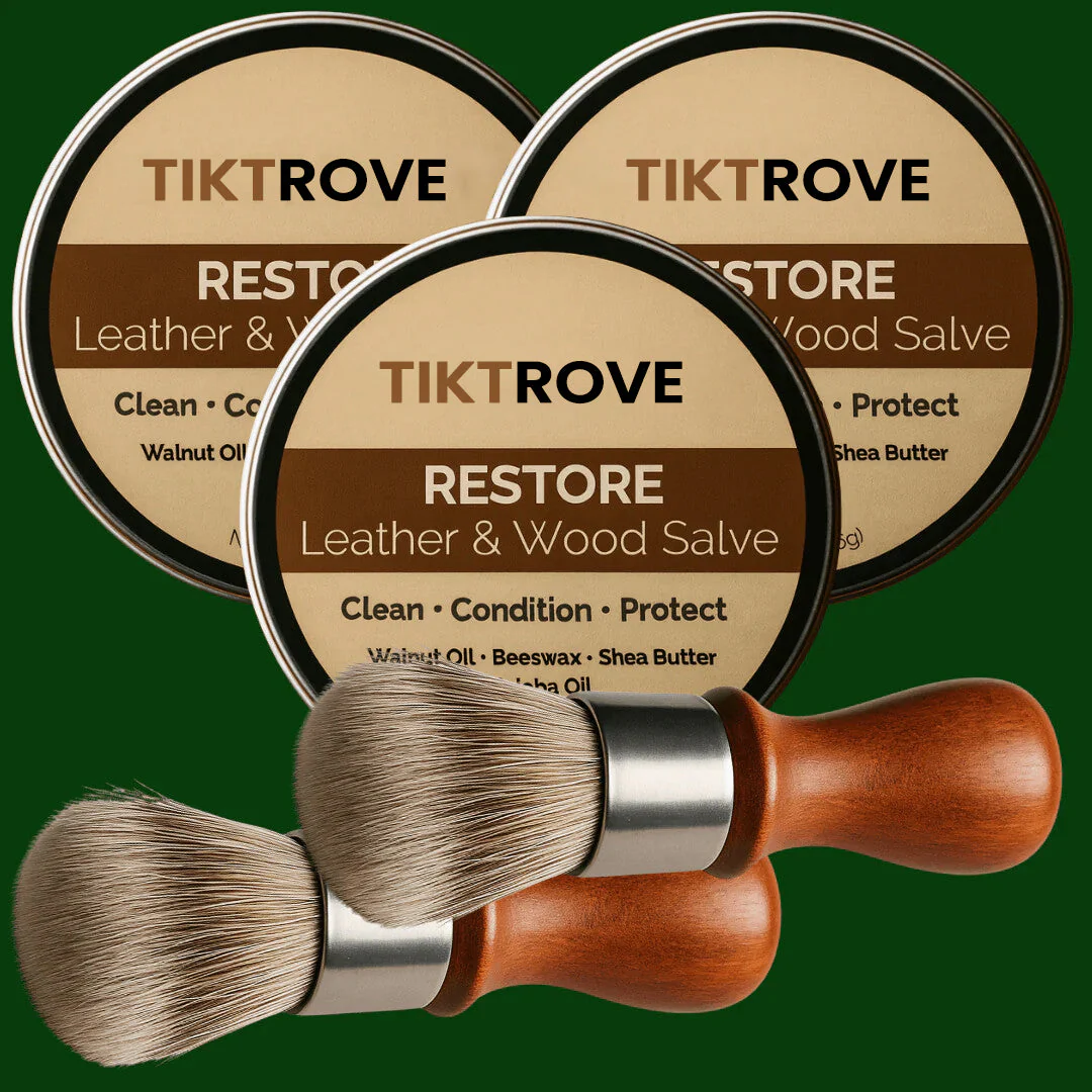 Tiktrove Restore - Professional Leather & Wood Conditioning Salve - Image 8