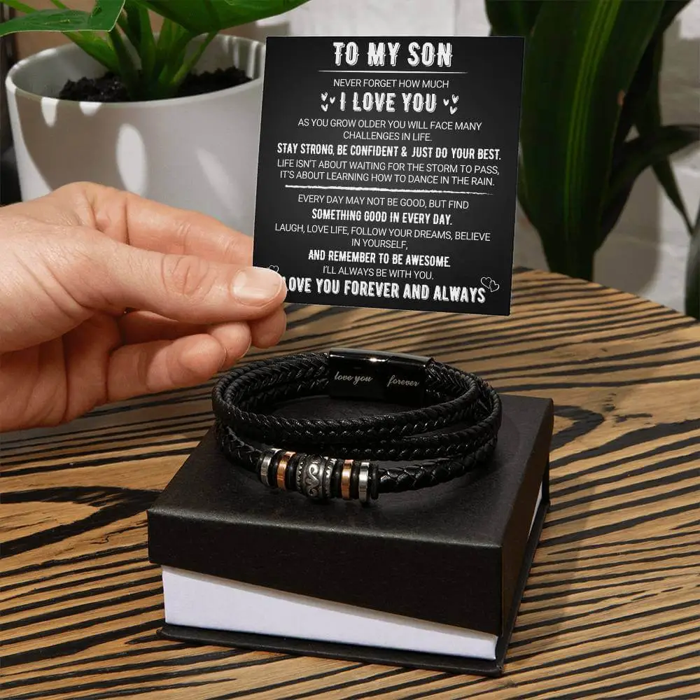 To My Son - Love You Forever - Black - Image 2