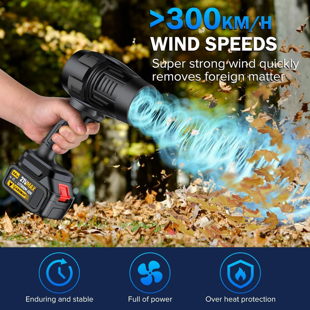 Turbo Jet Blower, Cordless Turbo Super Power Air Duster - Image 2