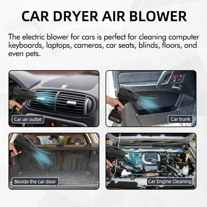 Turbo Jet Blower, Cordless Turbo Super Power Air Duster - Image 5