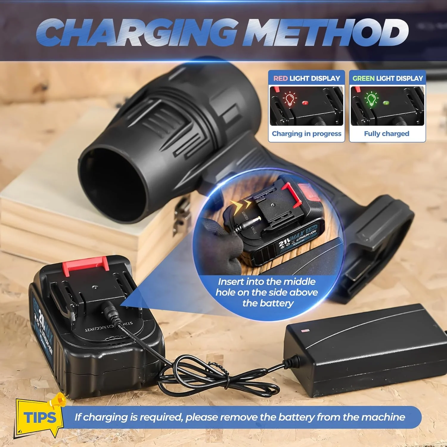 Turbo Jet Blower, Cordless Turbo Super Power Air Duster - Image 7