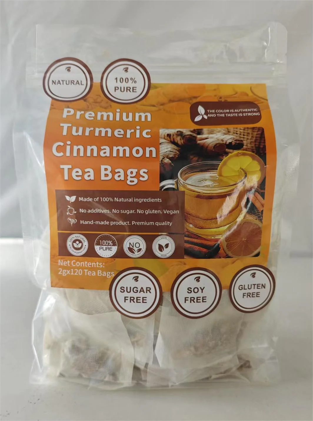 💝100% Natural Turmeric Ginger Cinnamon Tea - Image 3