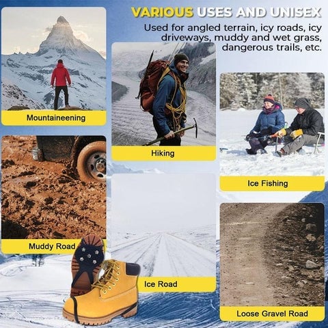 ⛄️Winter Sale ❄️Universal Non-Slip Gripper Spikes🥾 - Image 8