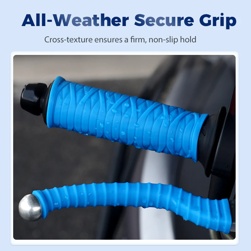 Universal Silicone Handlebar & Brake Lever Grip Covers - Image 2