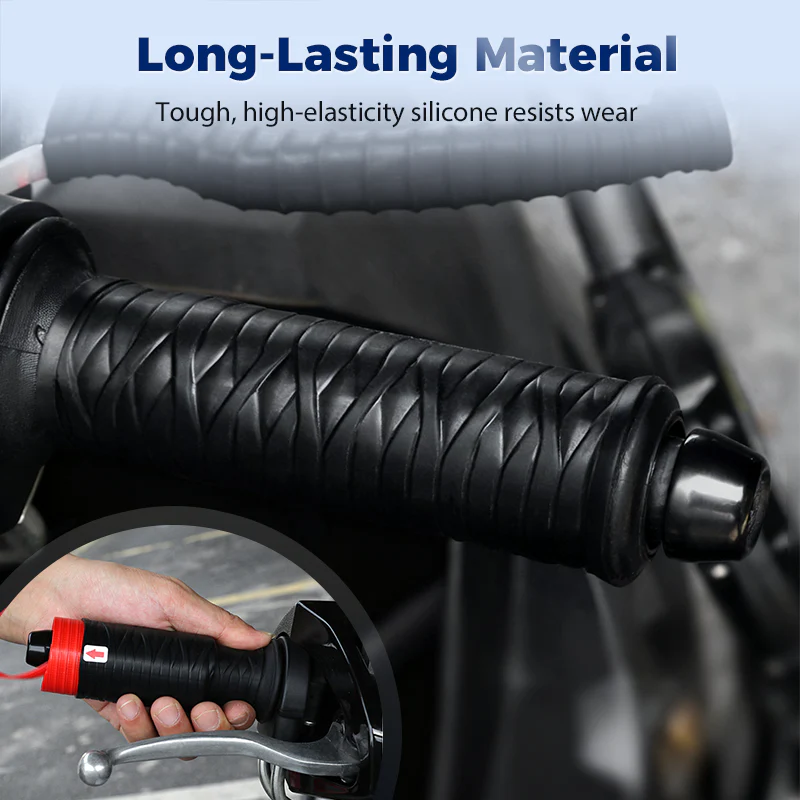 Universal Silicone Handlebar & Brake Lever Grip Covers - Image 4