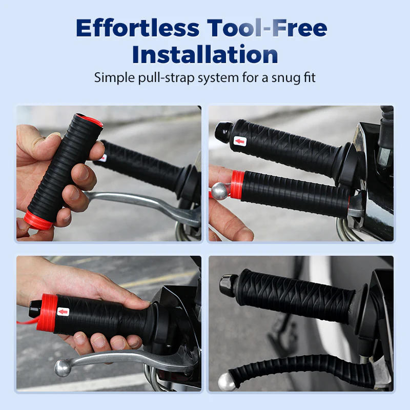 Universal Silicone Handlebar & Brake Lever Grip Covers - Image 5