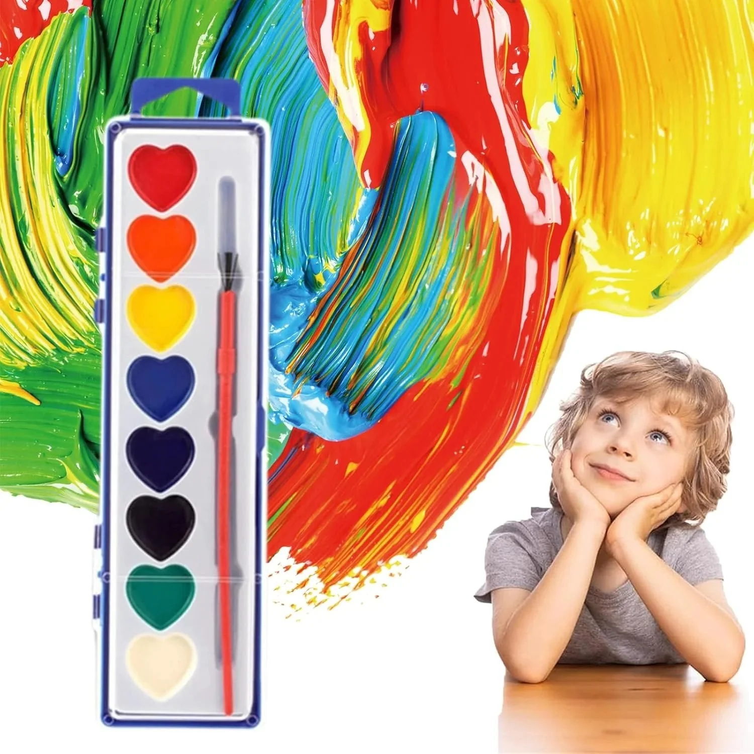 💖🎨Mini Watercolor Paint Set for Valentine's Day | Romantic Art Gift - Image 11