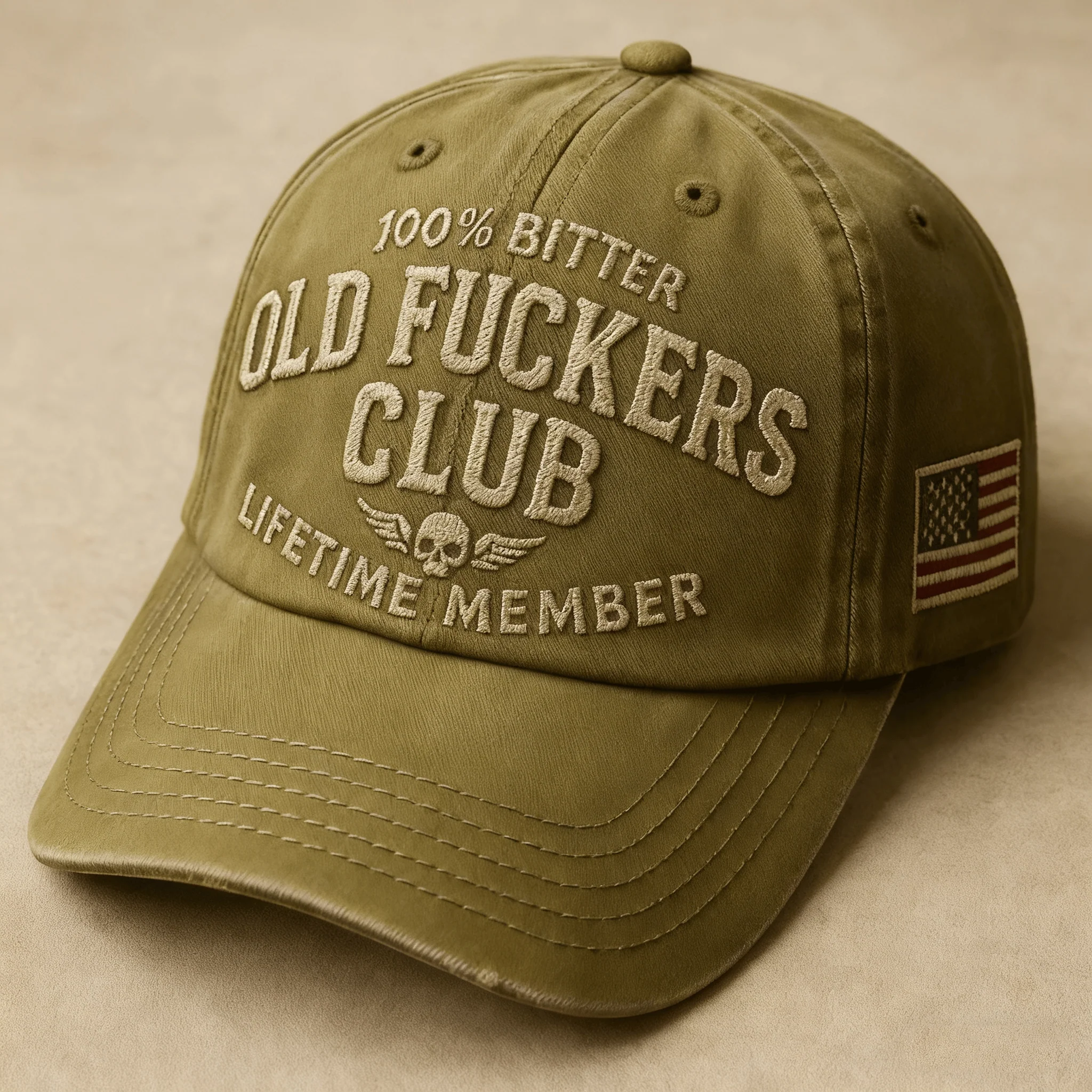 Old F*ckers Club - Vintage Baseball Cap - Image 9