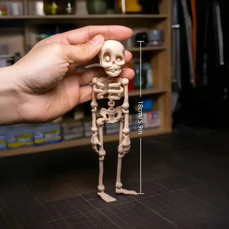 Vintage Skeleton Magnetic Figurine 🎃 - Image 11
