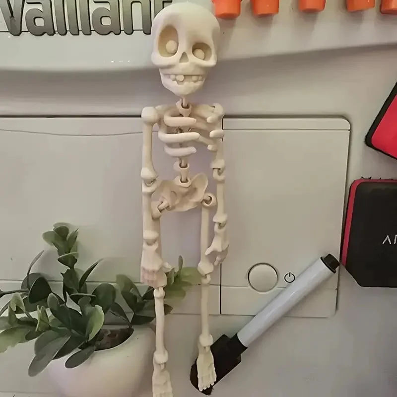 Vintage Skeleton Magnetic Figurine 🎃 - Image 12