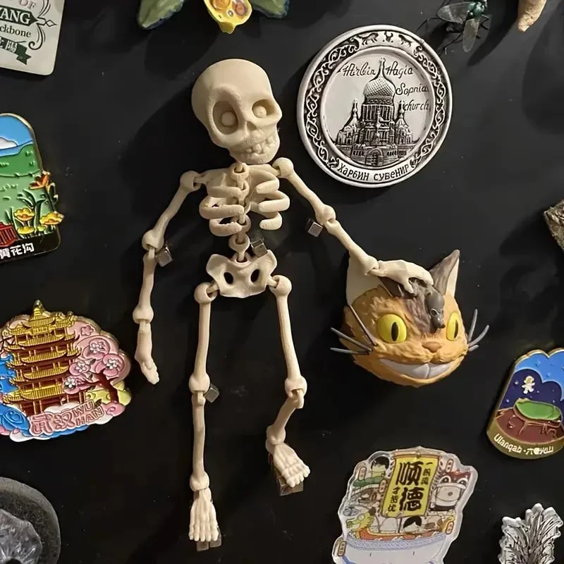 Vintage Skeleton Magnetic Figurine 🎃 - Image 14