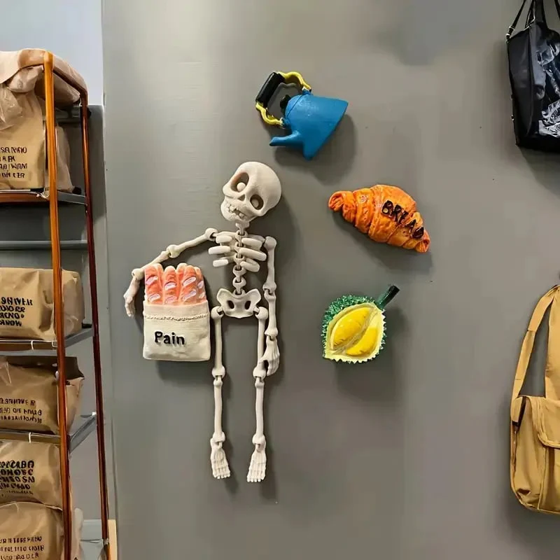 Vintage Skeleton Magnetic Figurine 🎃 - Image 16