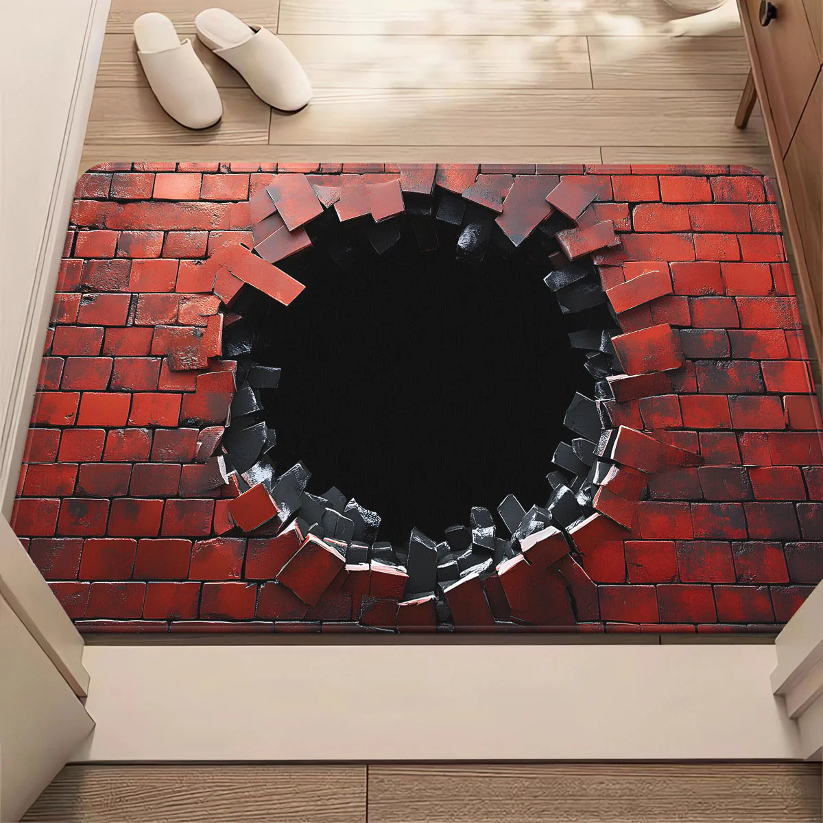 Visual Illusion Endless Abyss Pattern HD Printed Non-Slip Doormat 🔥Same as in the video - Image 13