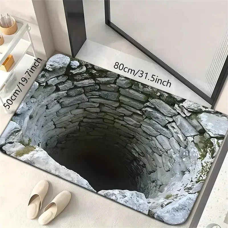 Visual Illusion Endless Abyss Pattern HD Printed Non-Slip Doormat 🔥Same as in the video - Image 14