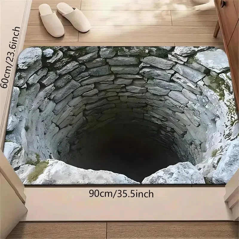 Visual Illusion Endless Abyss Pattern HD Printed Non-Slip Doormat 🔥Same as in the video - Image 15
