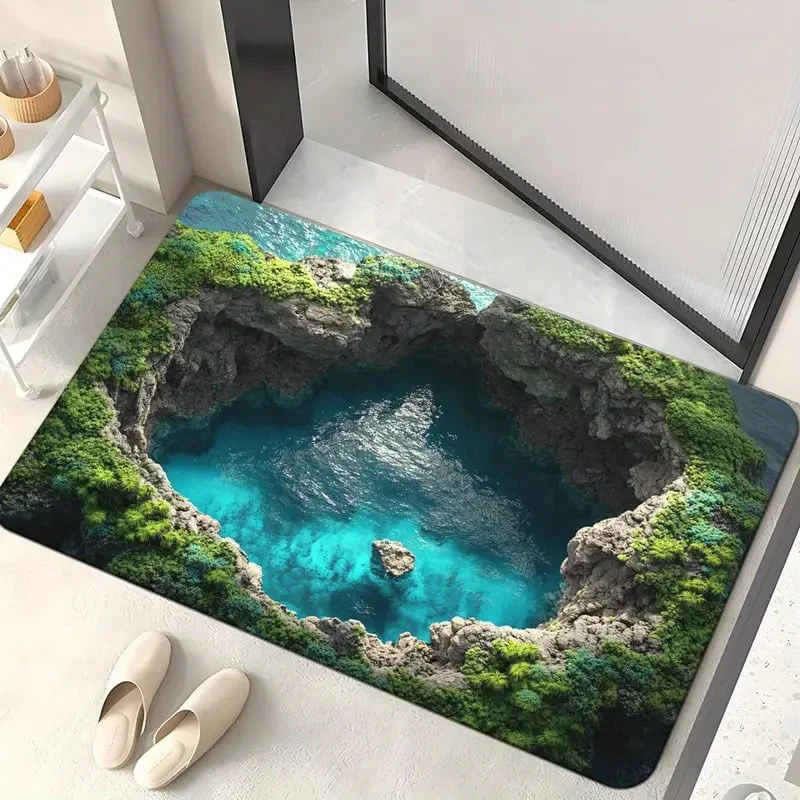 Visual Illusion Endless Abyss Pattern HD Printed Non-Slip Doormat 🔥Same as in the video - Image 17