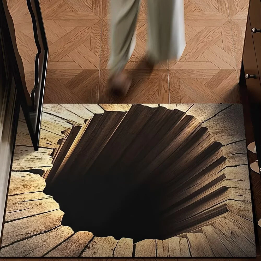 Visual Illusion Endless Abyss Pattern HD Printed Non-Slip Doormat 🔥Same as in the video - Image 18