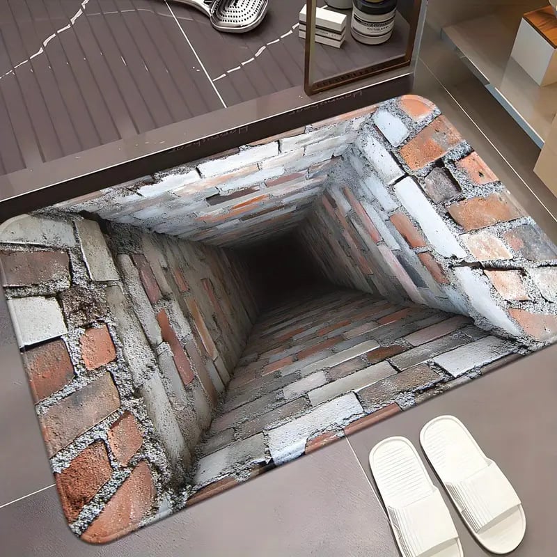 Visual Illusion Endless Abyss Pattern HD Printed Non-Slip Doormat 🔥Same as in the video - Image 19