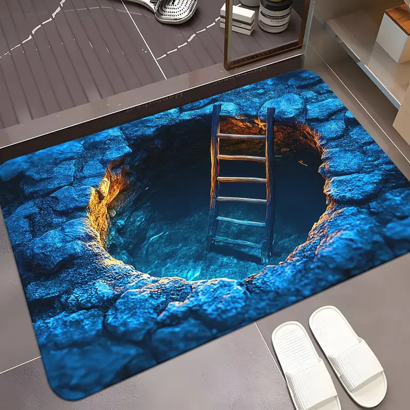 Visual Illusion Endless Abyss Pattern HD Printed Non-Slip Doormat 🔥Same as in the video - Image 5