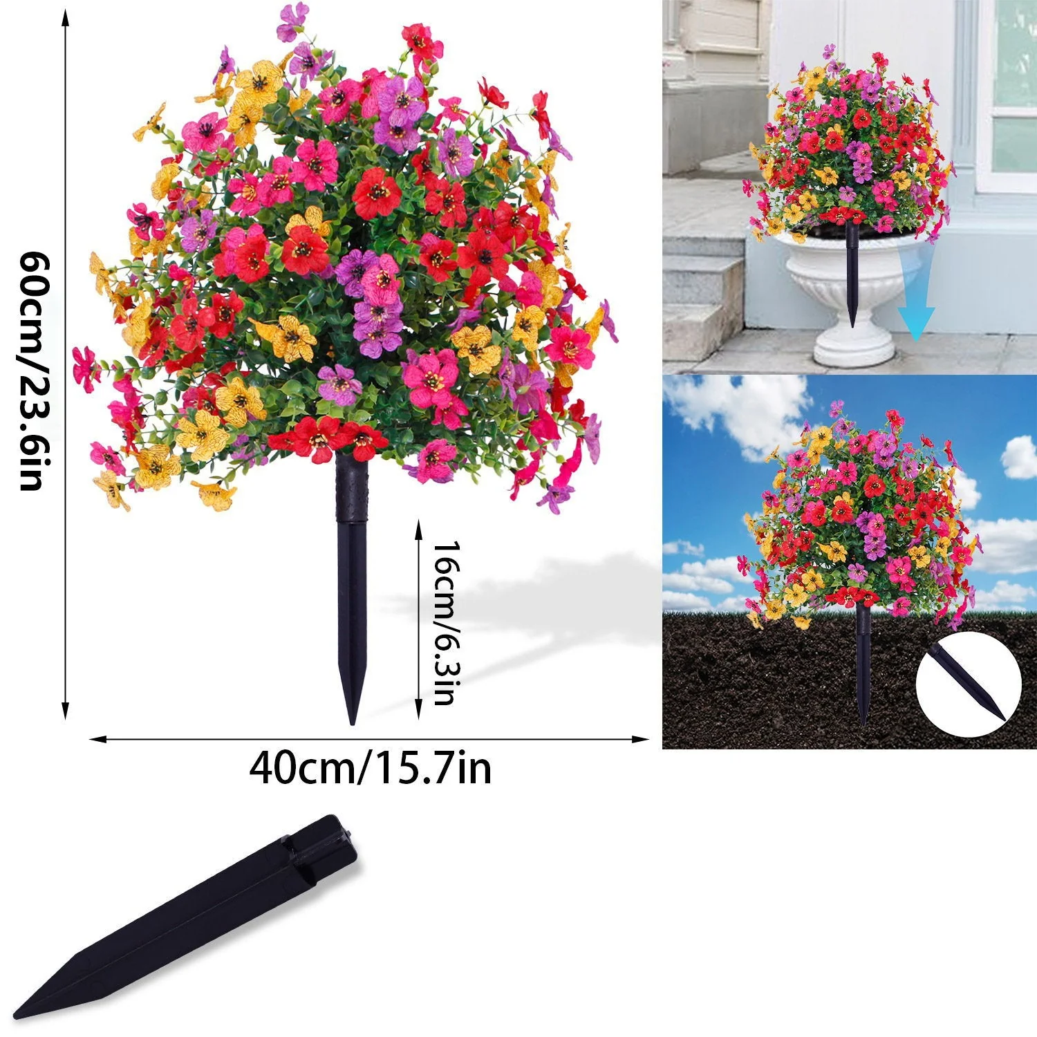Last Day Promotion! 🔥Outdoor/Indoor UV Resistant & Waterproof Artificial Flower Decor ✅ - Image 6