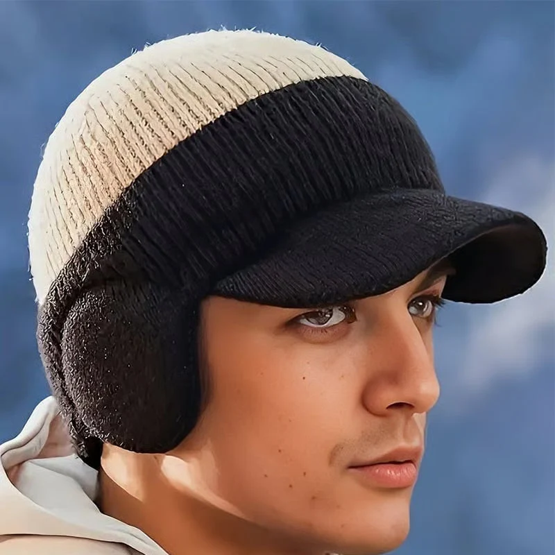 Windproof Thermal Cap with Visor - Image 4