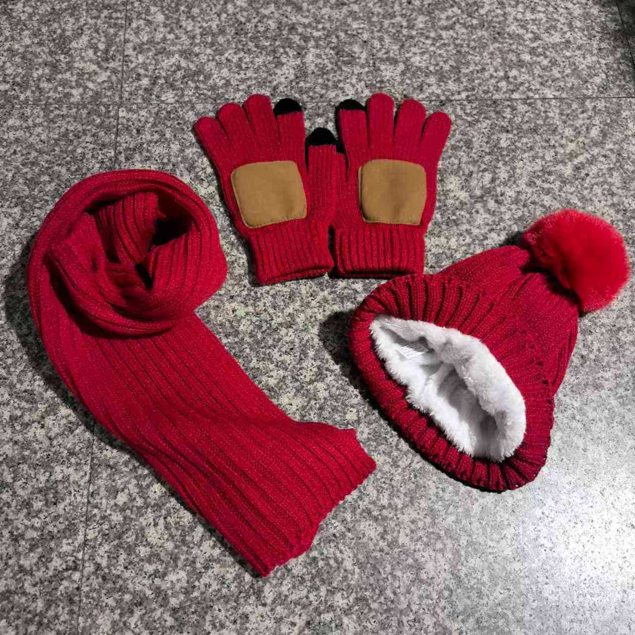 Winter Beanie Hat Scarf 🧣 Touchscreen Gloves Set for Women Men, Warm Accessories Perfect 3 PCS Birthday Gift🎁 - Image 10