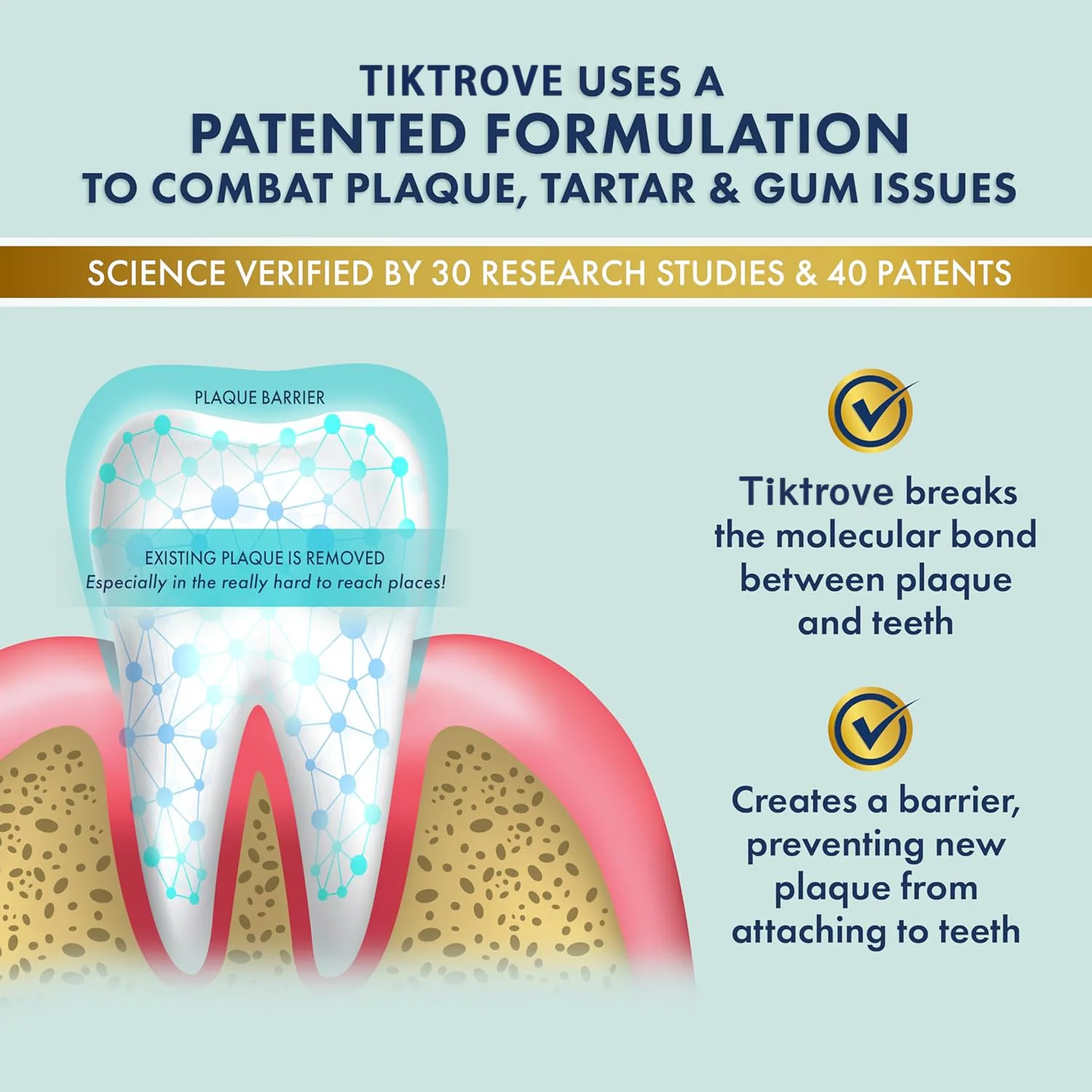 Tiktrove Wintergreen Gel Toothpaste - Image 3