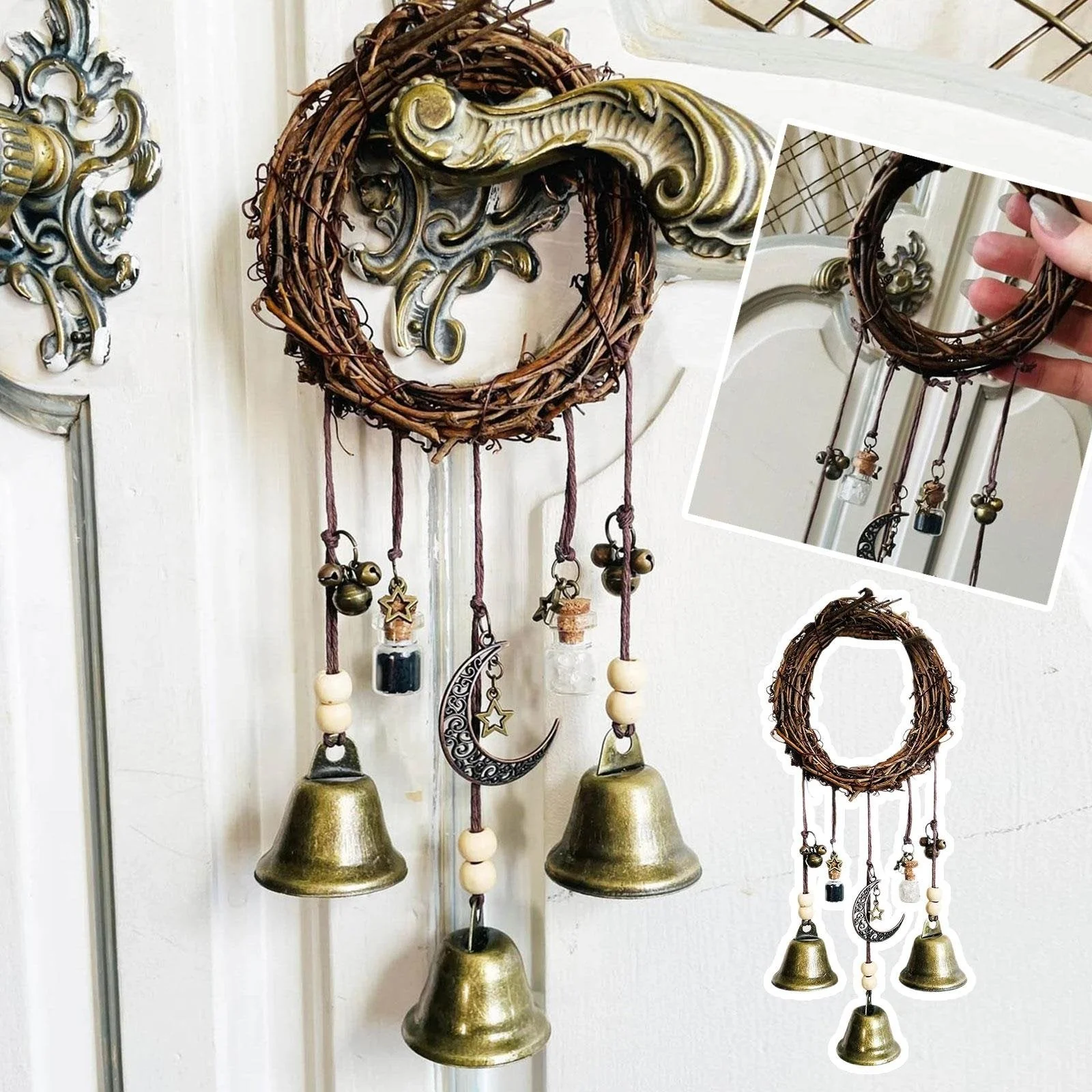 🧙‍♀️🔔Handmade Witch Bells for Home Protection - Image 4