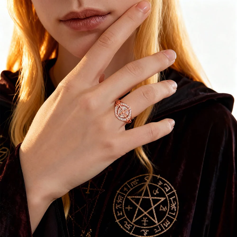 🔥⏰Last Batch Selling Fast!🔮💍Handmade S925 Witch's Return-Knot Protection Ring💞Protect Your Loved Ones - Image 10