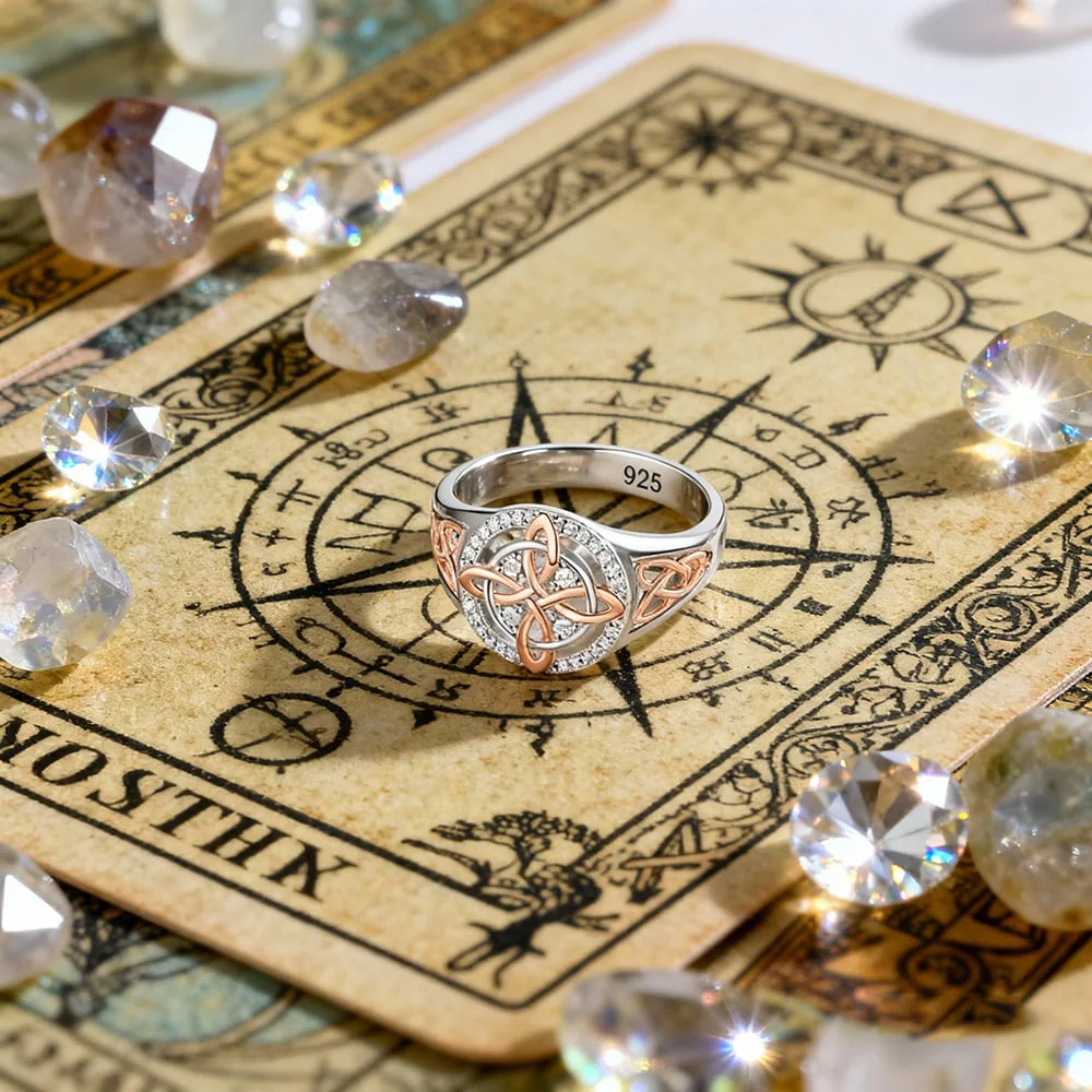 🔥⏰Last Batch Selling Fast!🔮💍Handmade S925 Witch's Return-Knot Protection Ring💞Protect Your Loved Ones - Image 7