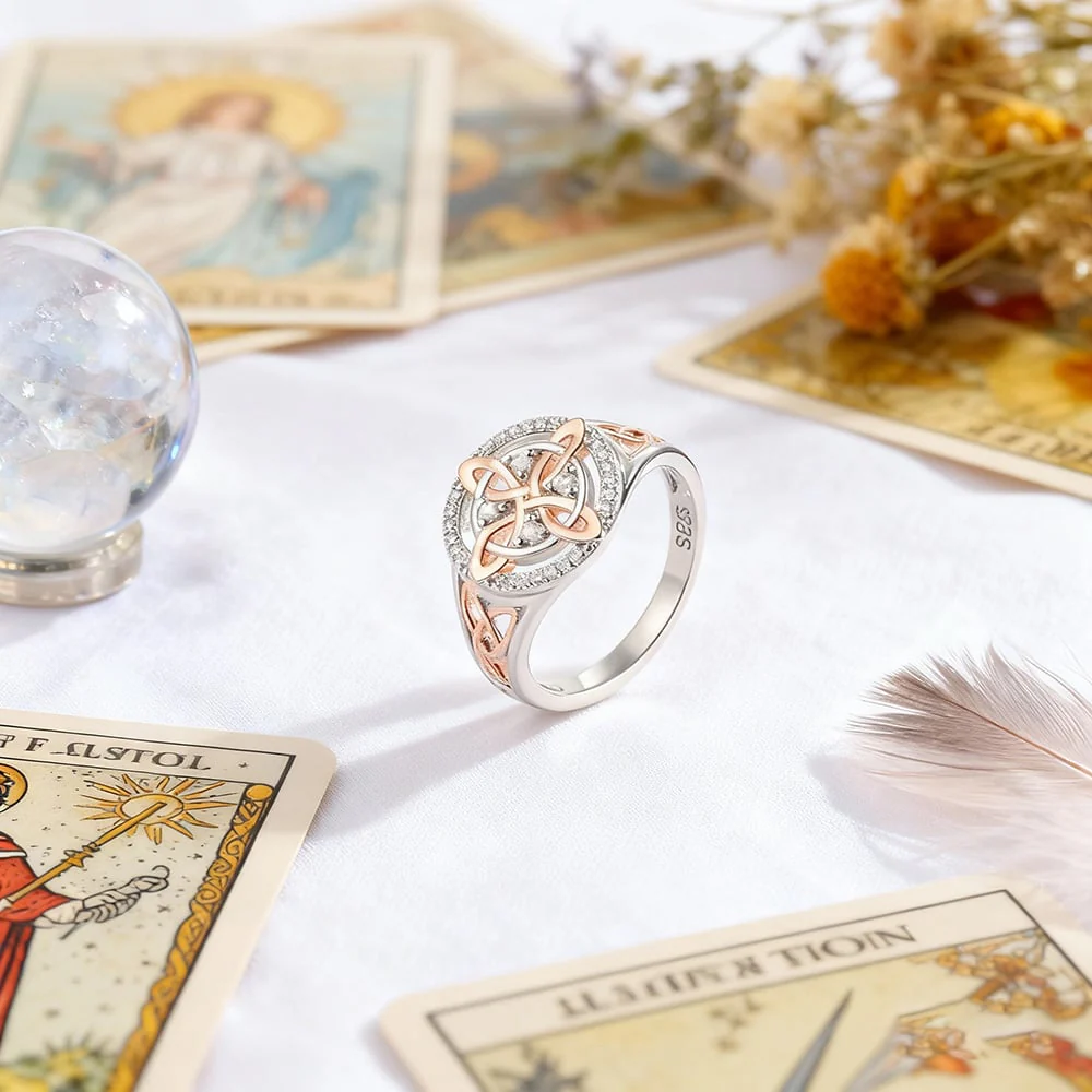 🔥⏰Last Batch Selling Fast!🔮💍Handmade S925 Witch's Return-Knot Protection Ring💞Protect Your Loved Ones - Image 8