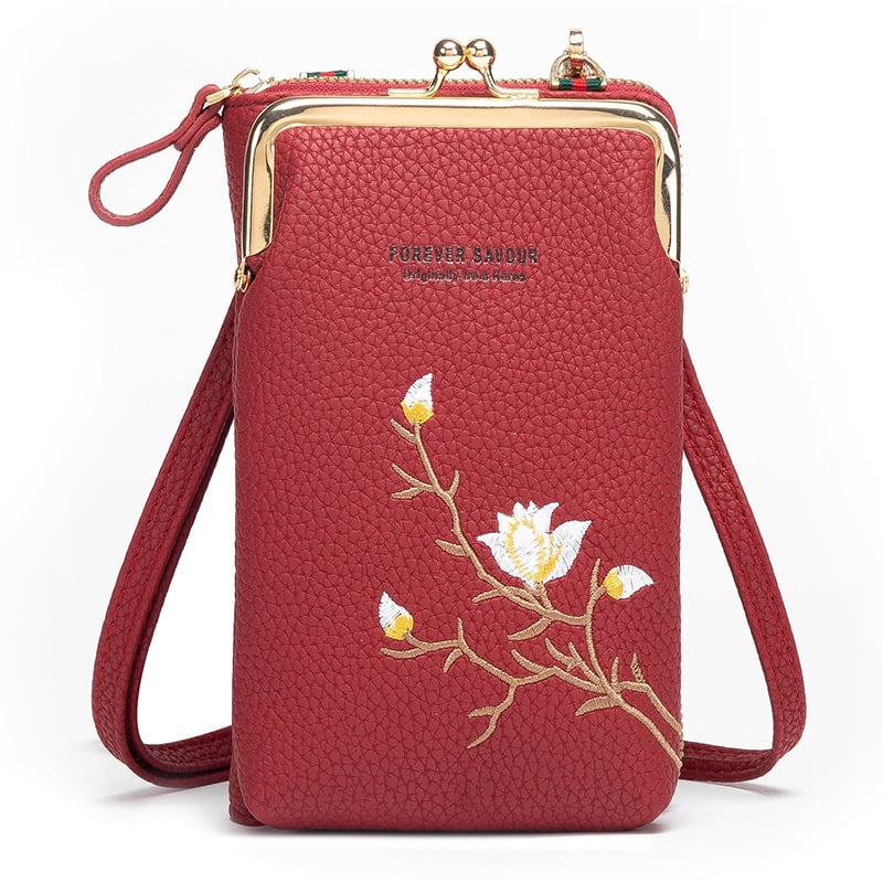 🔥 🎁Women Sling Cross-Body Wallet with Mobile Cell Phone Holder - Image 3