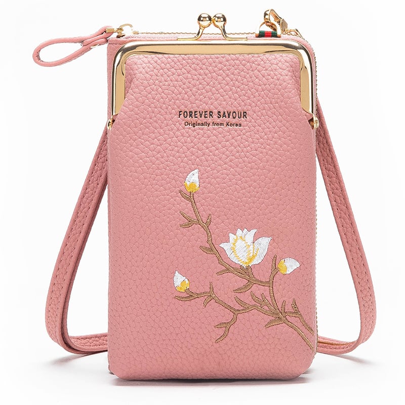 🔥 🎁Women Sling Cross-Body Wallet with Mobile Cell Phone Holder - Image 5