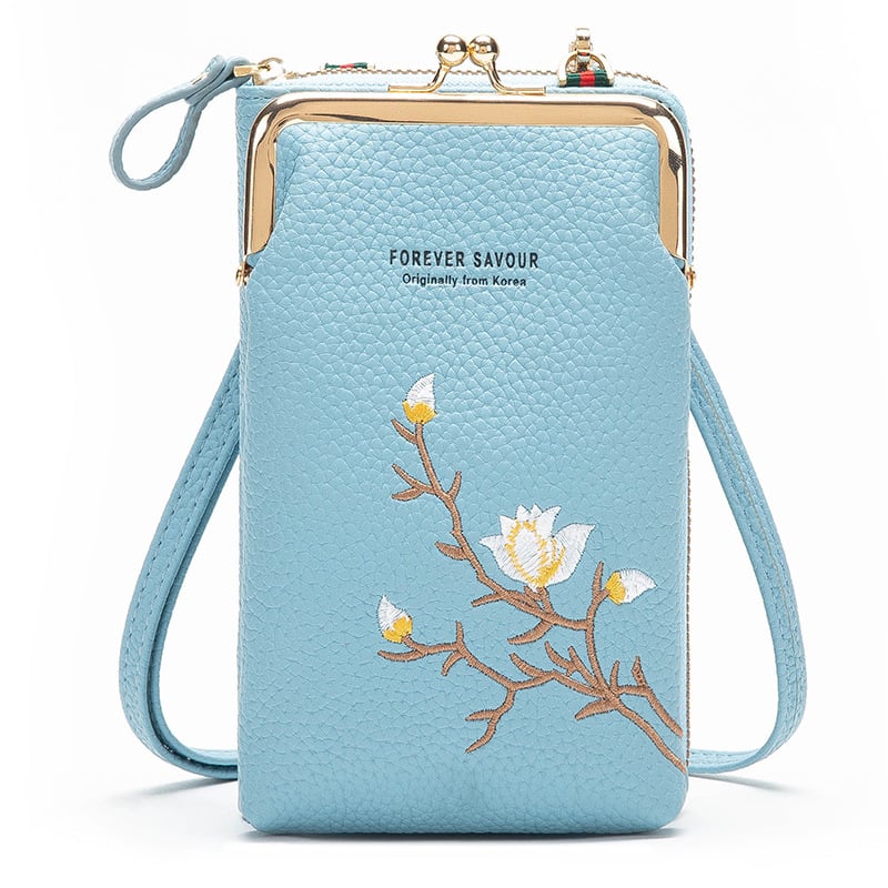 🔥 🎁Women Sling Cross-Body Wallet with Mobile Cell Phone Holder - Image 6