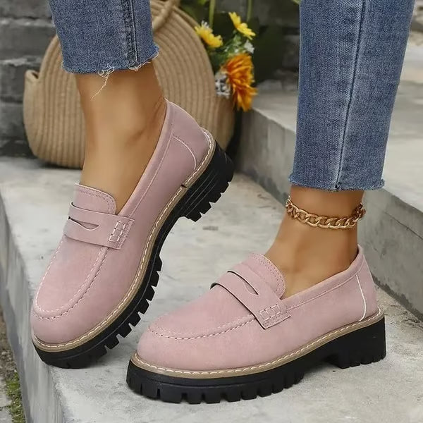 Women's Lightweight Vintage Penny Loafers - Image 10