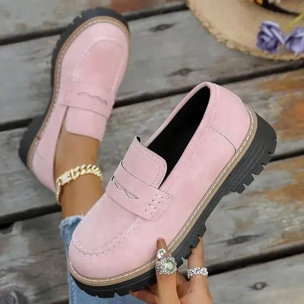 Women's Lightweight Vintage Penny Loafers - Image 11