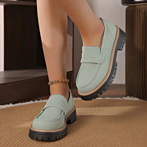 Women's Lightweight Vintage Penny Loafers - Image 7