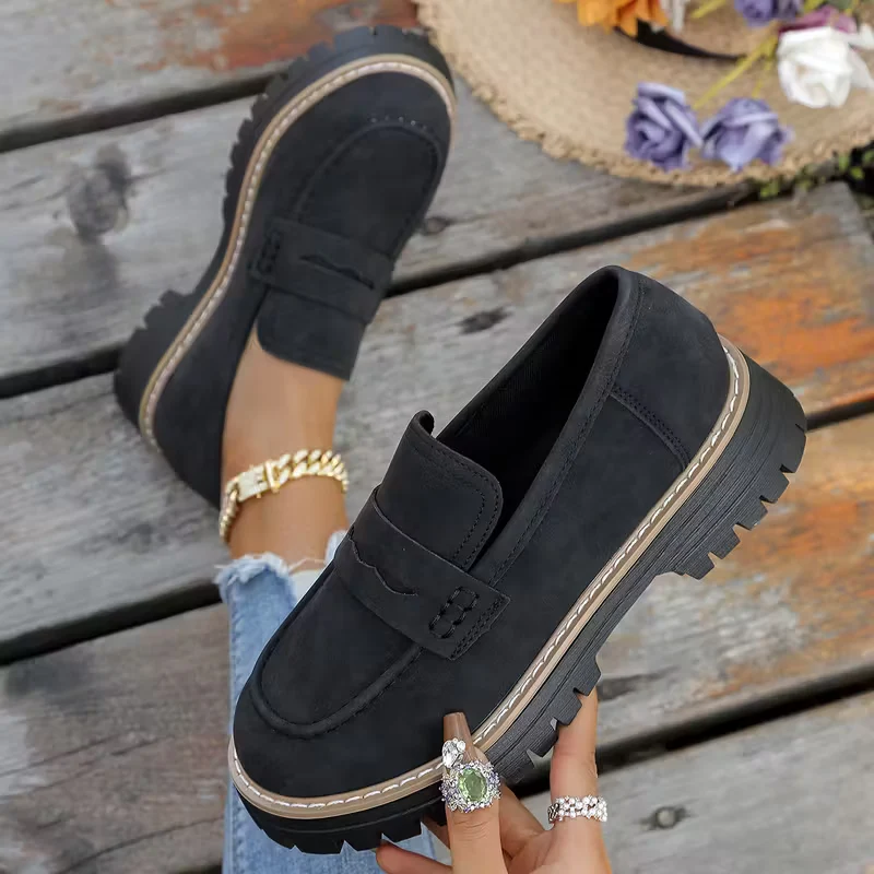 Women's Lightweight Vintage Penny Loafers - Image 8