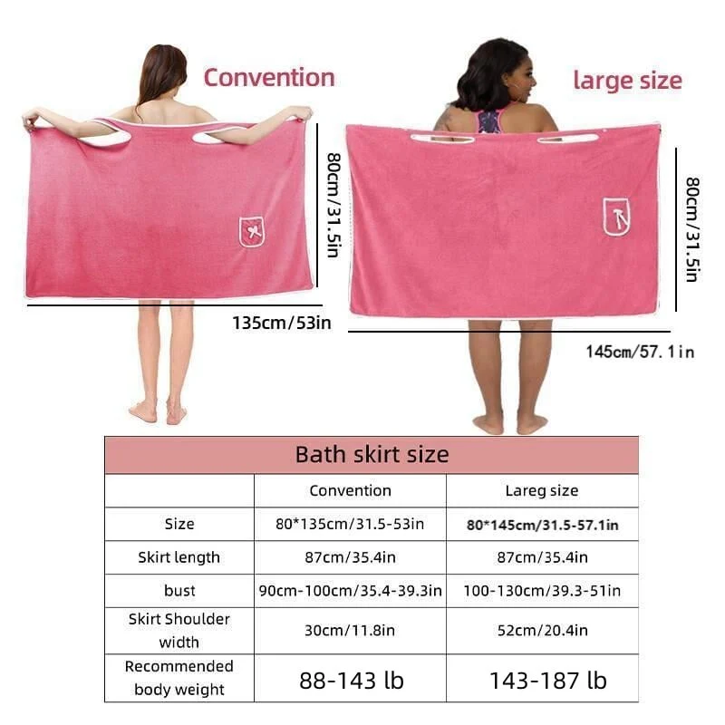 ✨ Women's Wearable Shower Skirt - Image 20