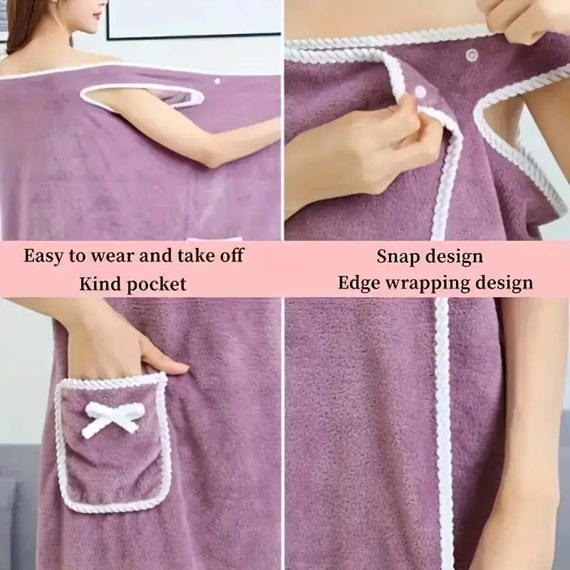 ✨ Women's Wearable Shower Skirt - Image 9