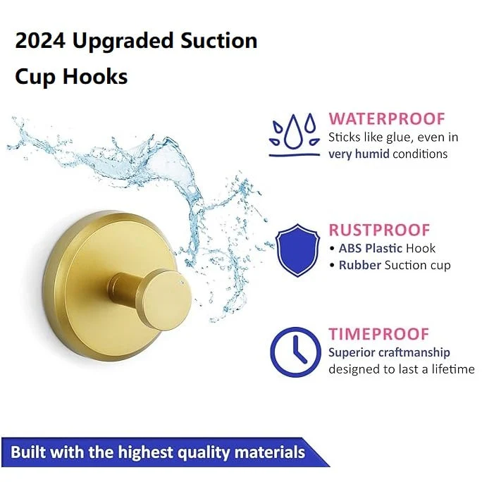 🔥 Stainless Steel Suction Cup Hooks (2X) - Image 3