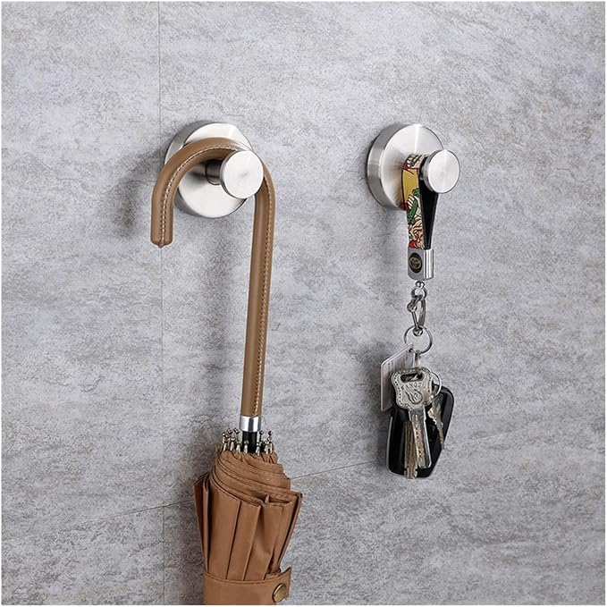 🔥 Stainless Steel Suction Cup Hooks (2X) - Image 5