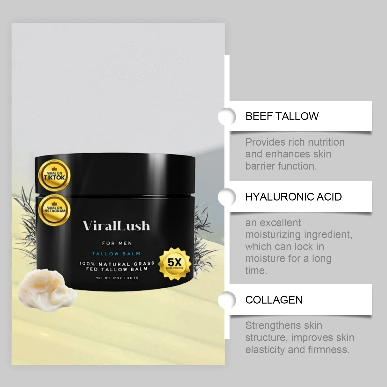 Wrinkle Repair Tallow Balm - Image 7